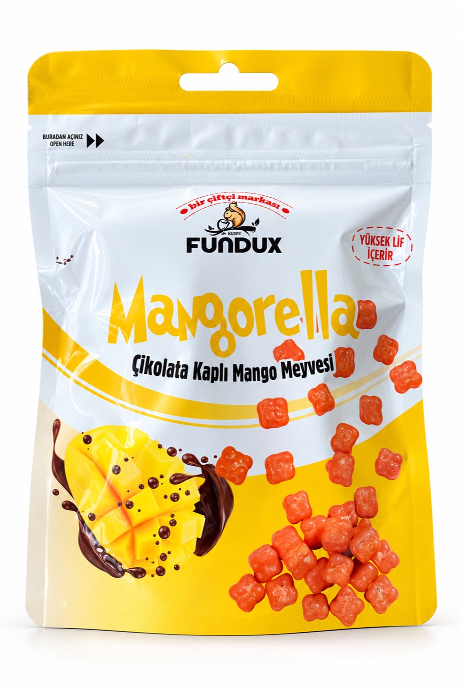 Çikolata Kaplı Mango Meyvesi
