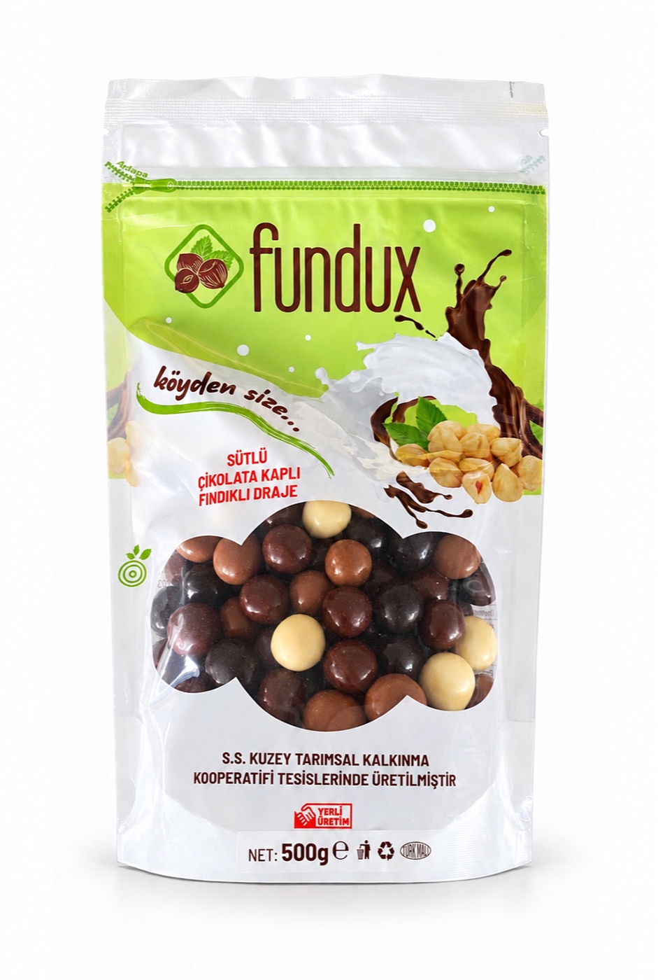 Çikolata Kaplı Fındık Draje 500 Gr