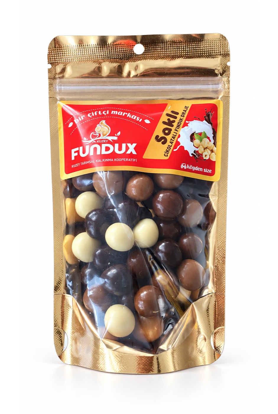 Çikolata Kaplı Fındık Draje 130 Gr