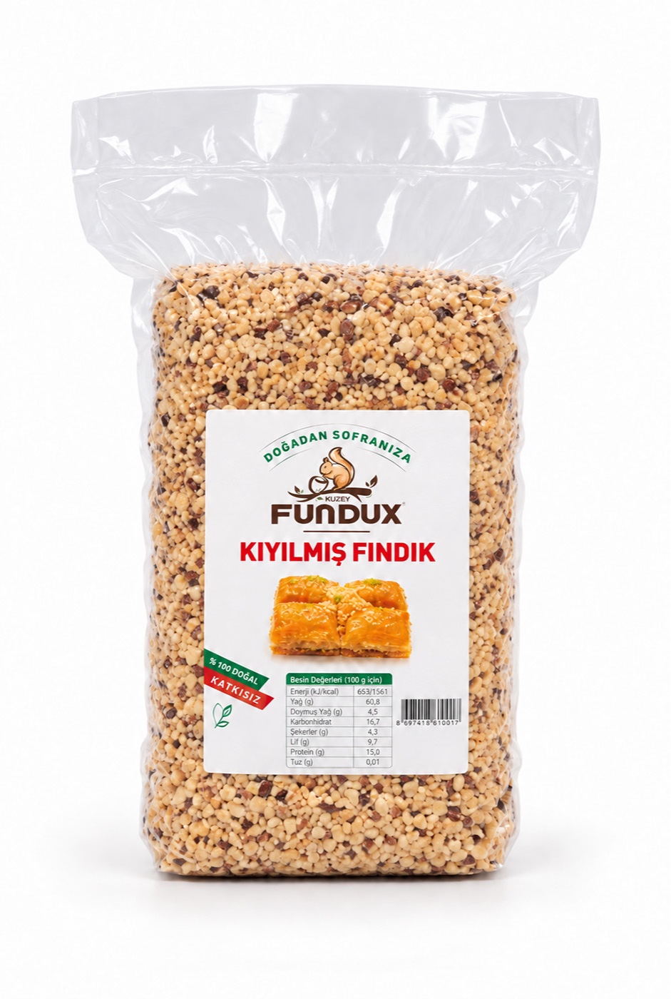 Kıyılmış Fındık 1 Kg