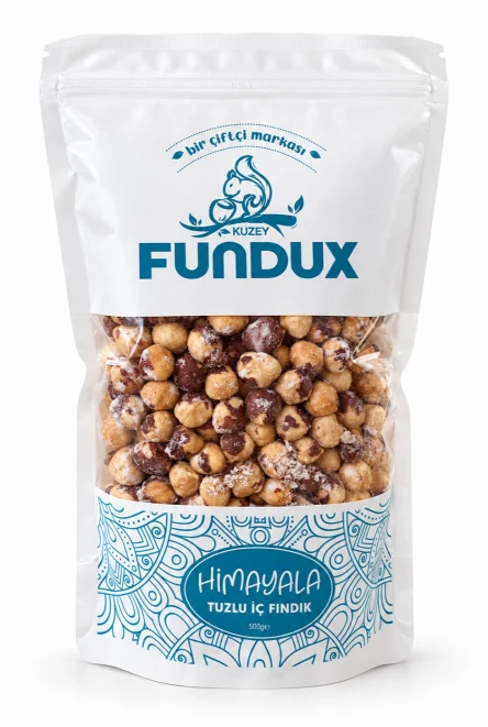 Kavrulmuş Tuzlu İç Fındık 500 Gr
